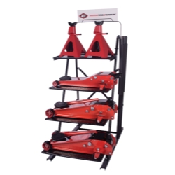 PROFESSIONAL DUTY FLOOR JACK DISPLAY W/2EA