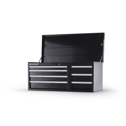 42 X 7 DRAWER TOP CHEST, BLACK
