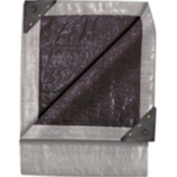 12'x24' Dbl Duty Tarp Slv/Blk