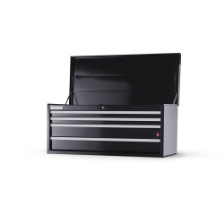 42 X 4 DRAWER TOP CHEST, BLACK