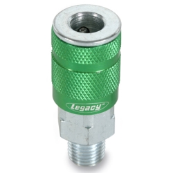 B 1/4" Green Coupler 1/4" MNPT