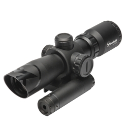 BARRAGE 1.5-5X32 RIFLESCOPE w/ GREEN LASER