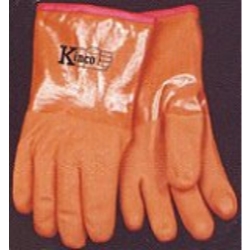 Acrylic Lined PVC Gloves 12"