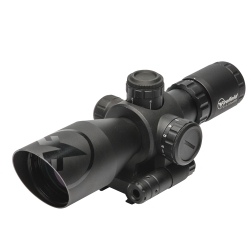 BARRAGE 2.5-10X40 RIFLESCOPE w/ RED LASER