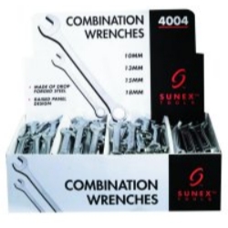 WRENCH DISPLAY 52 PC MET COMBINATION WRENCHES