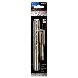 7/16"-20 NF Tap & 25/64" Bit