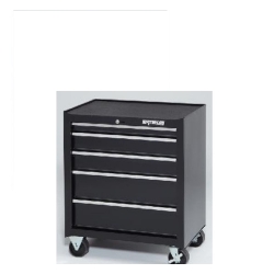 26 In. Black 5-Drawer Tool Cabinet