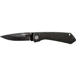 Schrade Large Ceramic Liner Lock Folding Knife Drop Point Blade