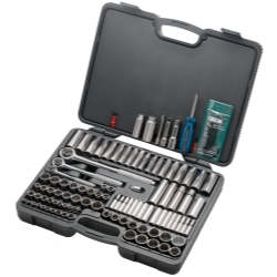 107pc Skt Set 1/4"3/8" 1/2"