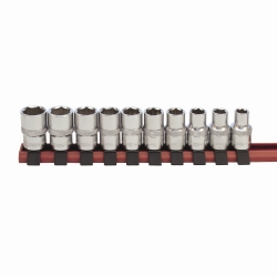 OEMTOOLS 22958 METRIC SOCKET SET, 10-PIECE