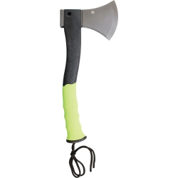 Schrade Survival Hatchet Green Phosphorescent Handle