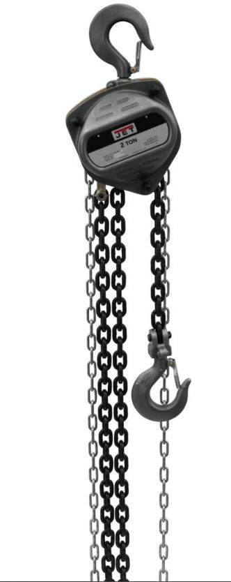 S90-200-20, 2-Ton Hand Chain Hoist With 20' Lift
