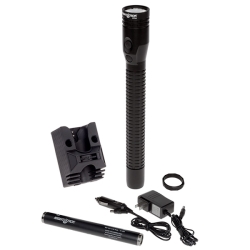 Rechargeable Full-Size LED Flashlight - Black