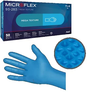 MICROFLEX 93283 BLUE SZ M (7,5-8,0)
