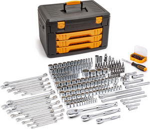 GearWrench 243-Pc Mechanics Tool Set with 3-Drawer Box