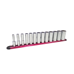 Socket Set 3/8" Dr SAE Deep Spline 13Pc