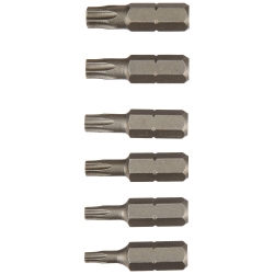 TORX 1" 6PC T10 thru T30 OAL