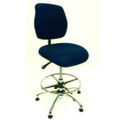 ESD Chair - Medium Height - Deluxe Blue