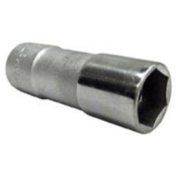 SOC 5/8 3/8D SPRK PLG 6PT SATIN
