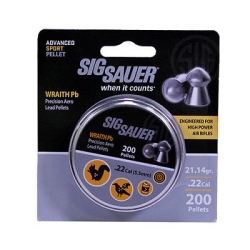 PELLET, .22 CAL, WRAITH LEAD, 200 COUNT, BLISTER