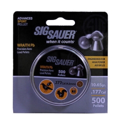 PELLET, .177 CAL, WRAITH LEAD, 500 COUNT