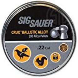 PELLET, .22 CAL, CRUX BALLISTIC ALLOY, NON-LEAD