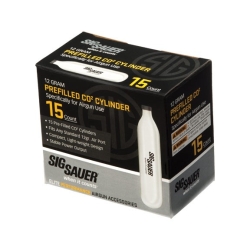 C02, 12 GR, 15 PACK REFILL CYLINDER