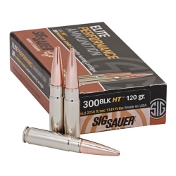 AMMO, 300BLK, 120GR, ELITE SOLID COPPER, BOX/20