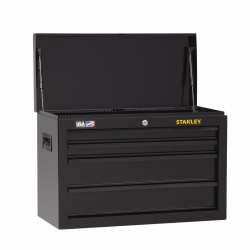 Stanley 4-Drawer Chest, 31.5 in., Black