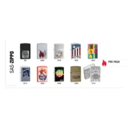 (image for) Zippo 10-Piece Lighter Assort Logo