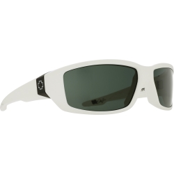 Dirty Mo Sunglasses, White Frame w/ Happ