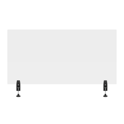48" x 24" Clear Acrylic Divider w/ 2 Side Desk Cla