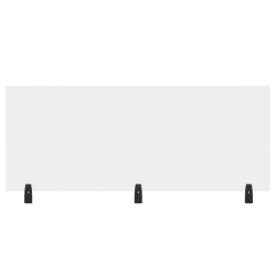 60" x 24" Clear Acrylic Divider w/ 3 Divider Wall