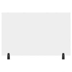 48" x 30" Clear Acrylic Divider w/ 2 Divider Wall