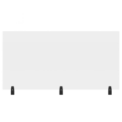 60" x 30" Clear Acrylic Divider w/ 3 Divider Wall