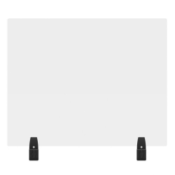 (image for) 30" x 24" Clear Acrylic Divider w/ 2 Divider Wall