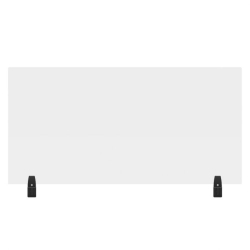 48" x 24" Clear Acrylic Divider w/ 2 Divider Wall