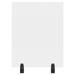 24" x 30" Clear Acrylic Divider w/ 2 Divider Wall