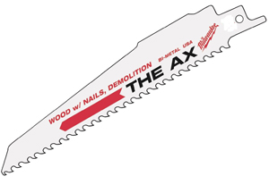 9" x 5 TPI Sawsall The AX Nail