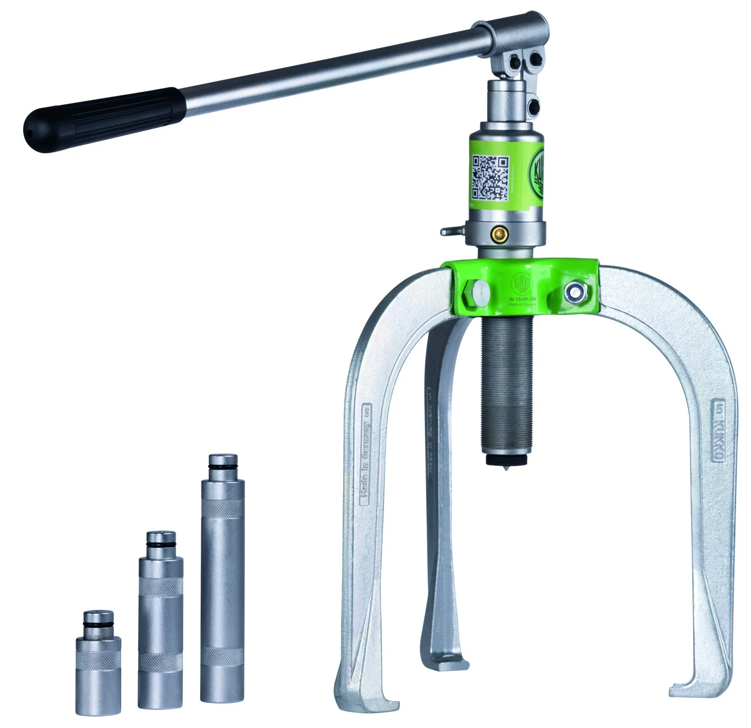 (image for) 3-jaw bearing puller with self-centering pulling h