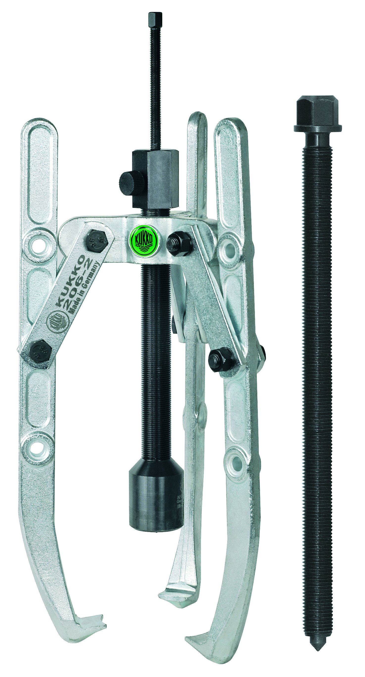 Universal 3-jaw puller with adjustable reach, long
