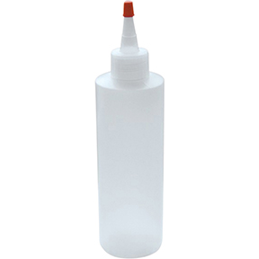 SQUEEZE BOTTLE & TOP 8OZS