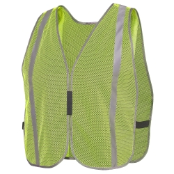 Plain Mesh Safety Vest Stripe - 10 pk