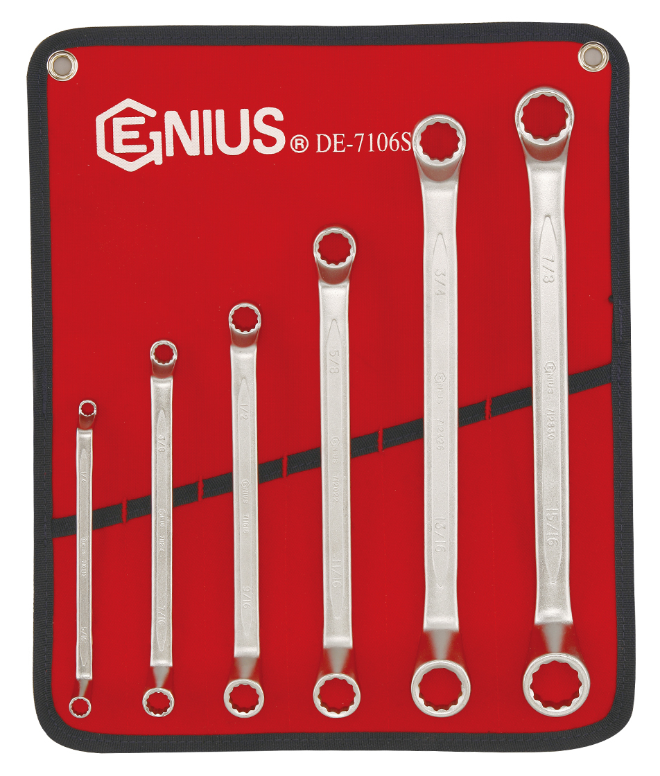 6PC SEA Double Ended Offset Ring Wrench Set