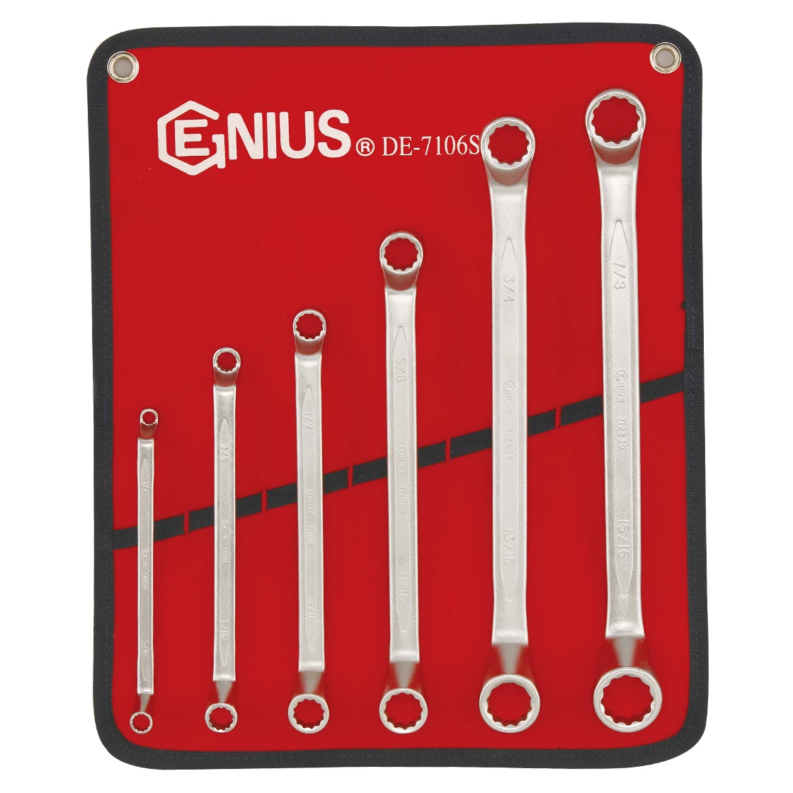 (image for) 6PC SEA Double Ended Offset Ring Wrench Set