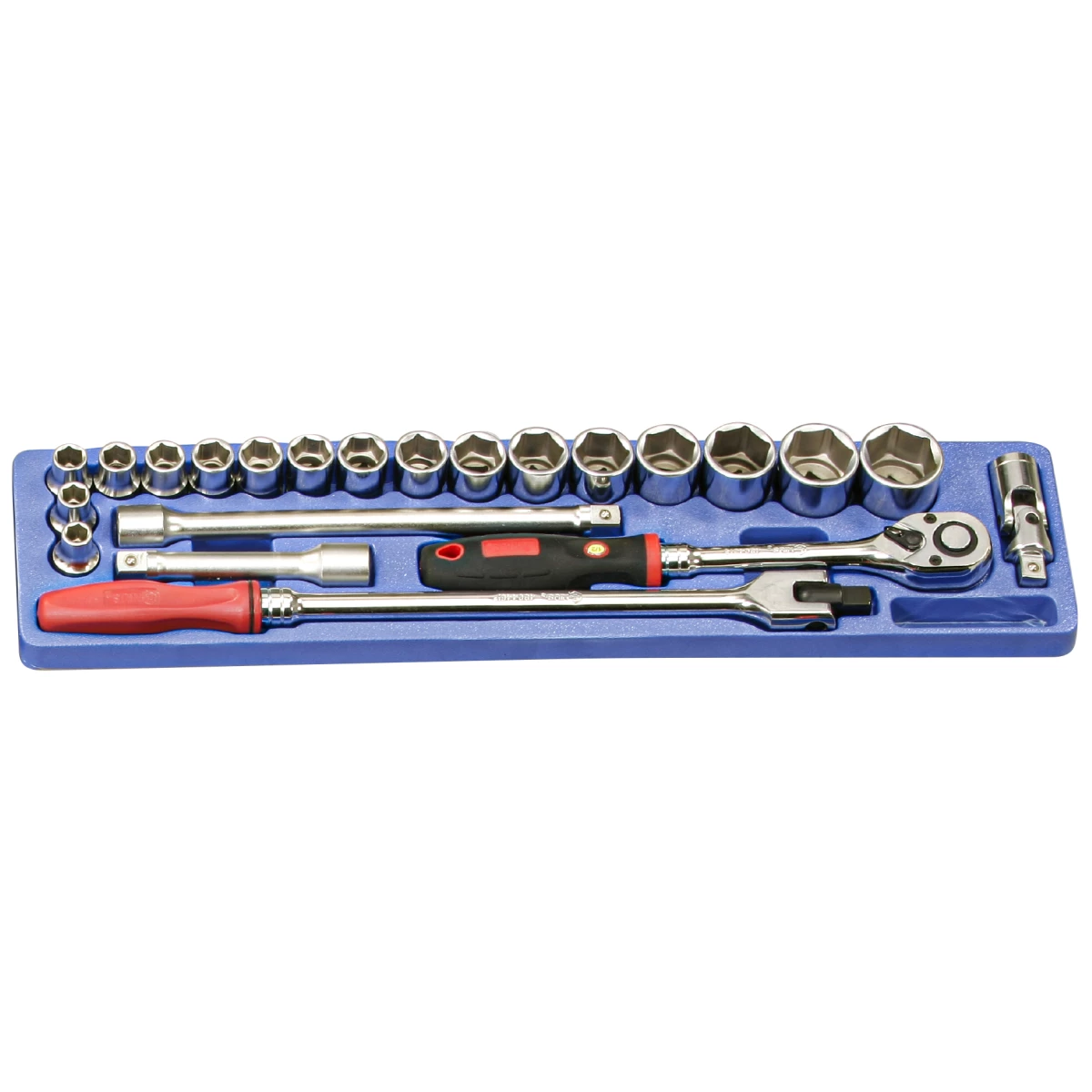 (image for) 22PC 1/2" Dr. Metric Hand Socket Set(MS-190TS)