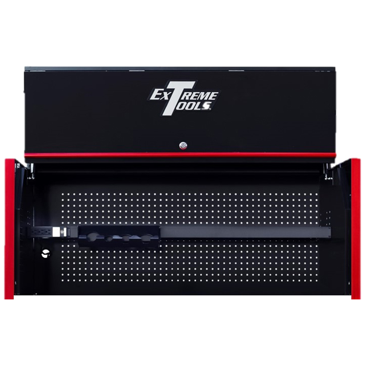 RX Series 55"W x 25" D Extreme Power Hutch Blk Red