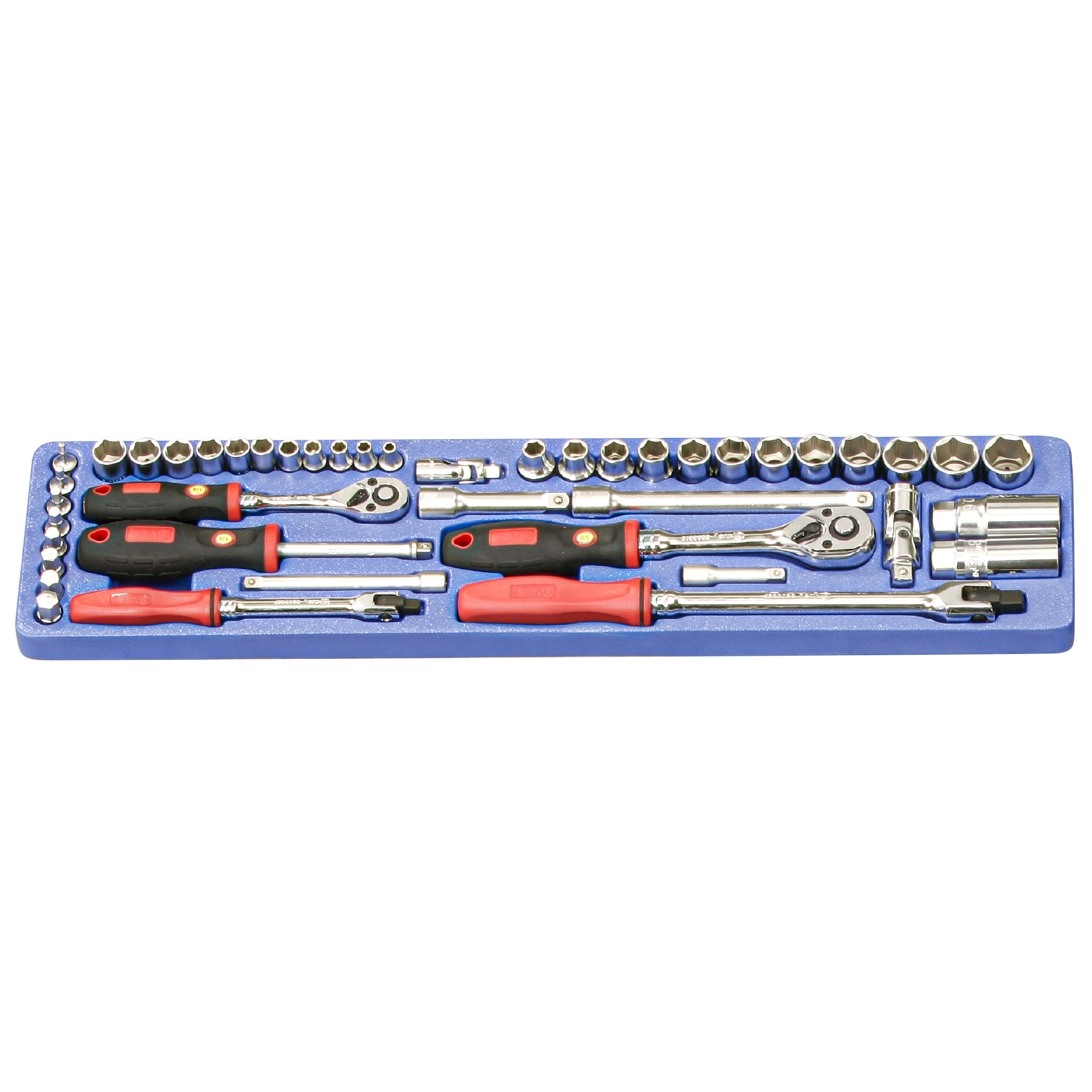 44PC 1/4" & 3/8" Dr. Metric Hand socket set(MS-190