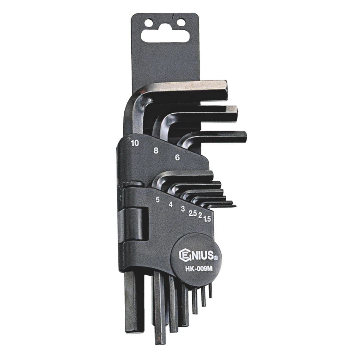 (image for) 9PC L-Shaped Metric Hex Wrench Set