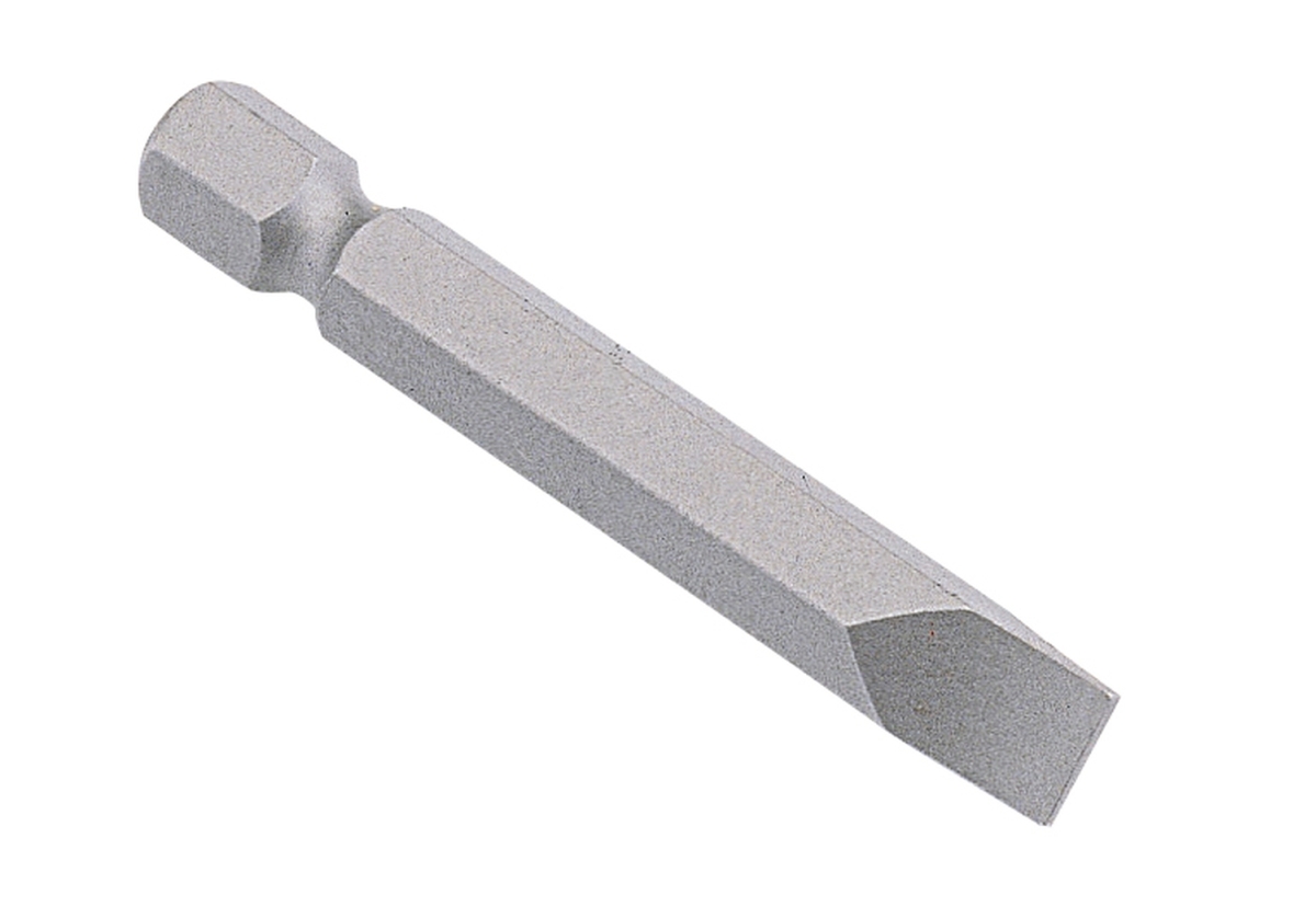 1/4" Hex Shank,l.0 x 6.5mm Slotted Power Bit 50mmL